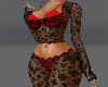 LACE RED BLACK
