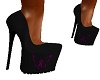 purple cancer heels