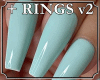 Mint Nails + Rings v2