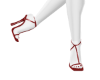 red shiny heels