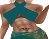 CROSS TEAL