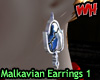 Malkavian Silver Earring