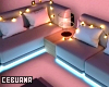 L Neon Couch