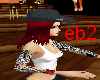 eb2: black hat red hair