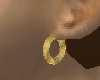 Small Gold hoop, left