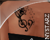 ✮ Music Notes Tat