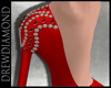 Dd-Sparkle heels Red