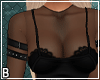 Black Club Top Skirt Leg
