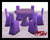SD Wed Table/Chairs Purp