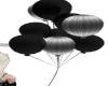 Sliver+Black Balloons