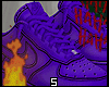 shoes low purple