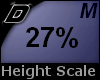 D► Scal Height *M* 27%