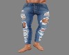 !R! Ripped Blue Jeans