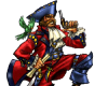 One legged pirate