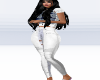 White Ripped Boho Jeans
