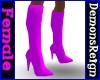 Purple Stiletto Boots