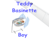 Boy Teddy Basinette