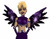 Black and purple wings