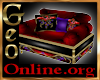 Geo NightShade Love seat