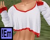 !Em White Red Sweater