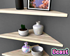 Minimal Corner Shelves