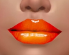 Diane Neon Orange Lips