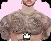realistic muscle tattoo