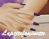 LPF violet nails