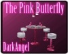 pink butterfly table