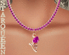 Purple Gold Necklaces