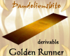 D" derivable Runner gold