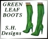 Green Leaf Boots Fem