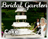 *B* Bridal Garden Cake