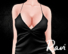 R. Iris Black Dress