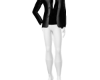 Black Shimmer Open Suit