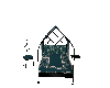 [cc] Teal Canopy Bed
