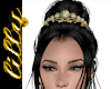 Gold flower tiara