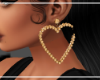 🧡 Gold Heart Earrings