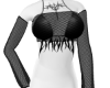 Fishnet dark top