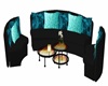 teal couch