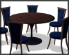 Blue/Brown Table Set