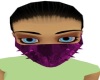 Purple Smoke Rave Mask