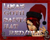 Gothic Santa Hat Red/Blk