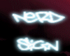Nerd Alert Sign