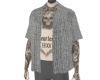 EF* cardigan grey polo