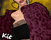 Mae Fur Wine Coat