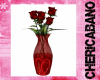 Red Roses Vase