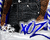 (UNI) xOz Blk Baggy Jns