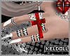 k! IeGod - Cross Ring