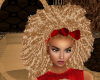 Honey Disco Afro Red Bow